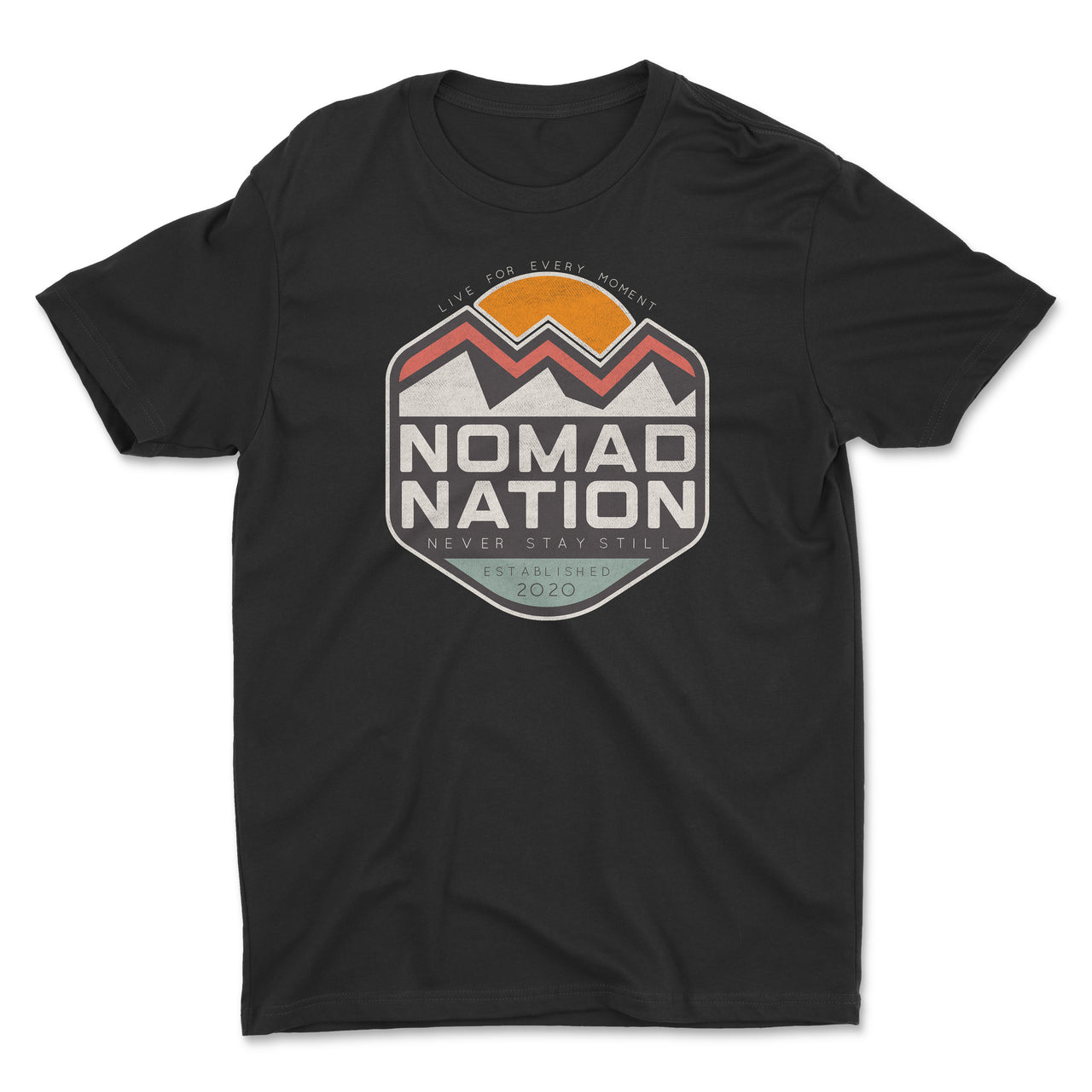 Nomad Nation Mountain Badge Kids Shirt