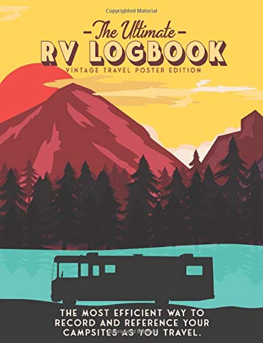 The Ultimate RV Logbook: Travel Poster Cover - Matte