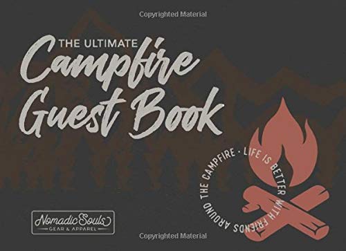 The Ultimate Campfire Guest Book: Mountain Scene Cover - Matte