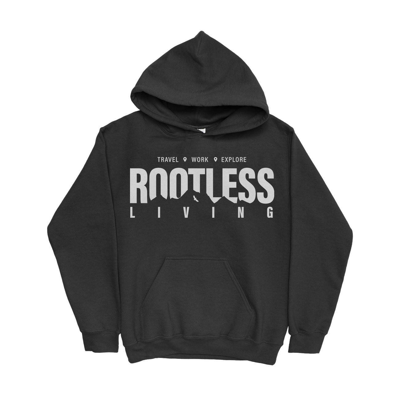 Rootless Living Mountain Cutout Hoodie