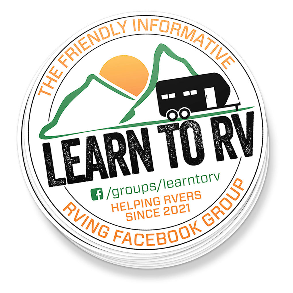 Learn To RV Stickers